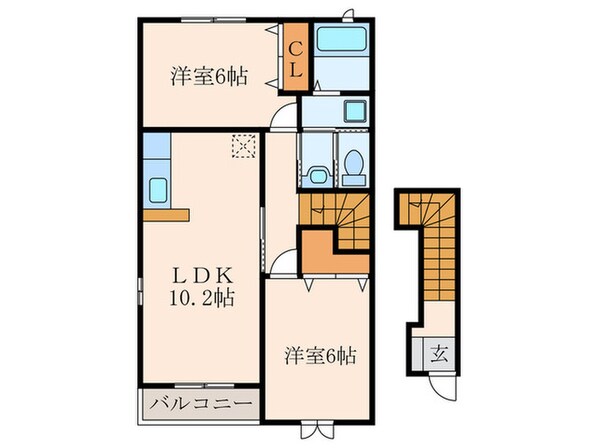 プレイン・コートＳⅢの物件間取画像